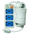 Multi Plug Extensio LEAD Small with 6 Socket Extension WIRE with 6 Sockets with 15 feet long wire in best price on Daraz.. 