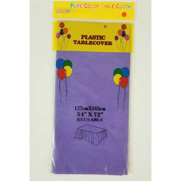 PURPLE COLOR TABLE COVER ( 54 INCH X 72 INCH )