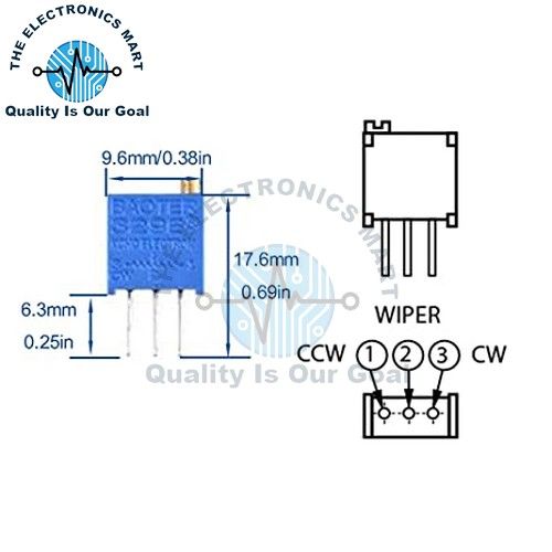 1,5,10%20PCS%205K%20Ohm%203296W%20Multiturn%20Trimmer%20Potentiometer%20Variable%20Resistor%20In%20Pakistan%20-%20Image%204