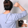 Scratcher For Back Adjustable Back Scratcher Stainless Steel Back Massage Telescopic Anti Itch Massager Back Massage For Elders Tickle Stick 1PC. 