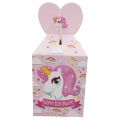 UNICORN THEME GOODY BOX - PACK OF 10 GOODY BOXES - UNICORN GOODY BOX. 
