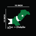 Pakistan Flag Sticker For Car Sticker, Bike Stickers, Car Accesories. 
