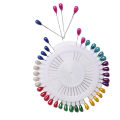 Hijab & Scarf Pins - 80 Pcs Small Head|Multi Color Pins Wheel Size 2 Inch Hijab Pins -Scarf Pins-Burka Pins-Stoller Pins (40Pins In Wheel). 