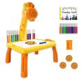 Mini LED Drawing Projector for Kids, DIY Art, Drawing Board, Table, Copy, Eraser, Portable, Educational, Learning to Paint, Tablet, Toys, Gifts. 