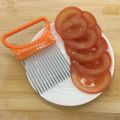 Onion Holder Hand Held Easy Slicer Cutter Potato Wedge Kitchen Safe Fork Kitchen Cutting Tools Tomato Onion Safe Fork Gadgets-blue. 
