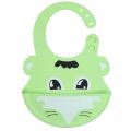 BESTIN Baby Bib, Adjustable Waterproof Silicone Baby Bibs - Soft, Flexible, BPA-Free & Dishwasher Safe for Infants & Toddlers - Drool & Mealtime Essential with Easy Clean Design. 