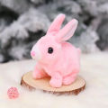 Electronic Plush Rabbit Toy Robot Bunny Walking Jumping Running Animal Shake Ears Cute Electric Pet for Kids Birthday Gifts. 