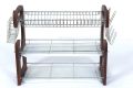 Crockery Stand / Plate Stand / Premium Quality Dishrack with Glass and Spoon/Cutlery Stand / Dish Dryer with Glass & Spoon Stand. 