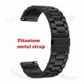 Titanium Metal Strap 22mm 20mm 18mm 16mm Watch Band Quick Release Universal Bracelet Smart Watch Replacement Wristband Business Golven Toy. 