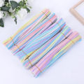 Pastel Colors Pipe Cleaner velvet Sticks. 
