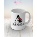 Abdullah name mug. 