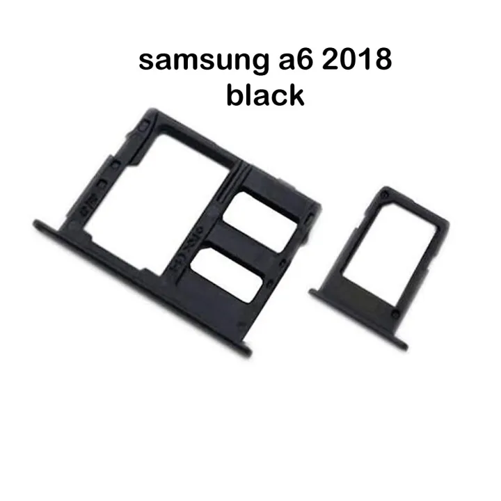 Samsung%20A6%202018%20Black%20Dual%20Sim%20Card%20Tray%20And%20Micro%20SD%20Card%20Slot%20Holder%20-%20Image%203