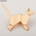 Stylish personality origami brooch Exquisite Stylish and  atmosphere. 