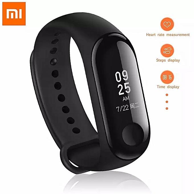 100% Geniune Mi Band 3 Fitness Watch - Black