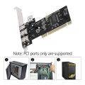 3 Port IEEE 1394 Firewire Card PCI Firewire Adapter IEEE 1394 PCI Controller Card for Desktop PC. 