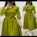 Long 2 side Pocket Style Summer Linen Shirt For Women. 
