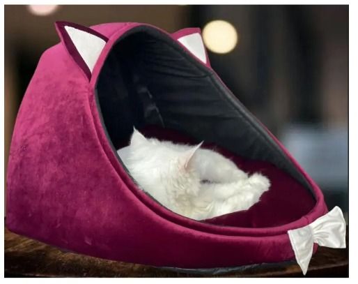 Bow%20Pet%20House%20Cat%20Bed%20Velvet%20Soft%20House%20for%20Cat%20Beautiful%20Cat%20House%20-%20Image%204