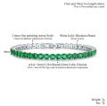 CAOSHI Luxury Plated Round Shiny Tennis Crystal Gemstone Chain Bangle Wedding Wristband Charm bracelets women. 
