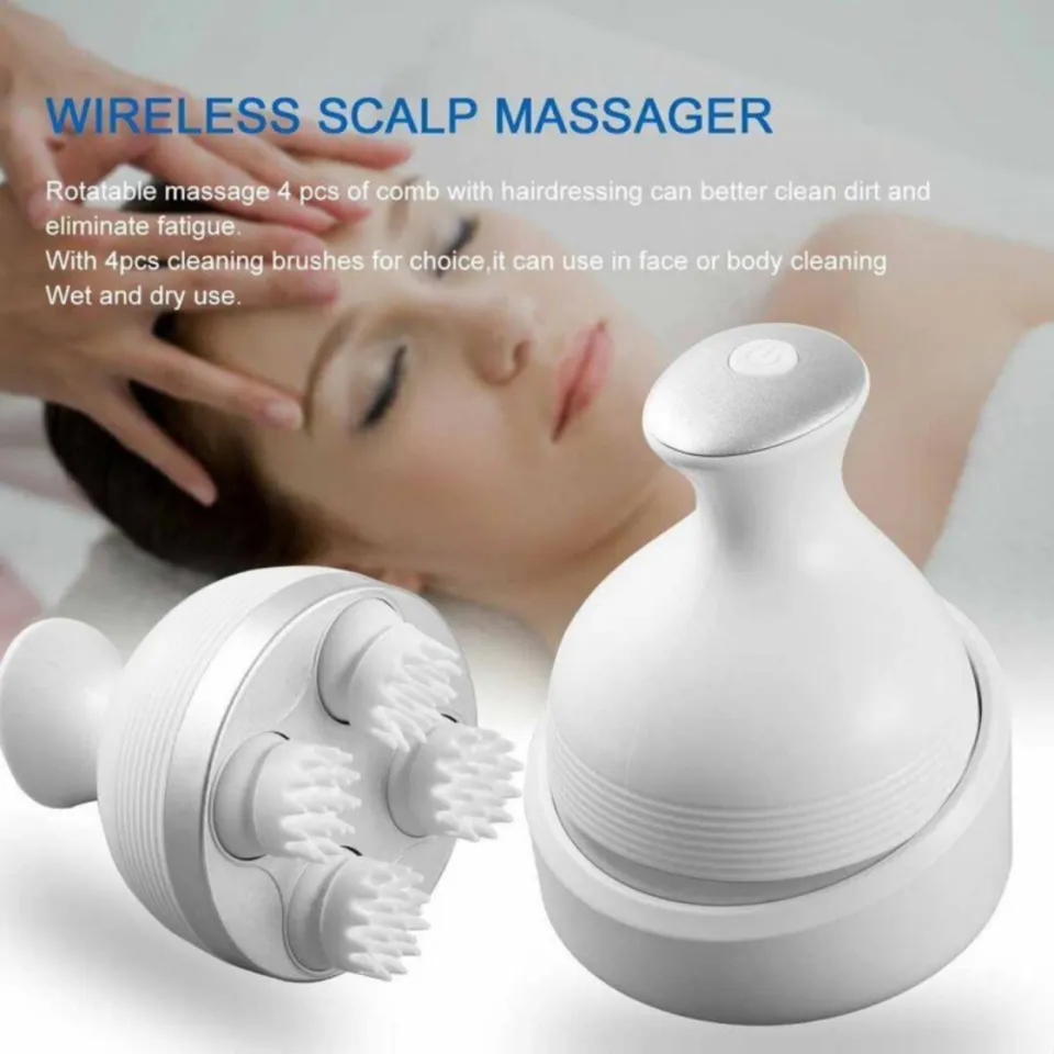 Scalp Massager - Electric Massager Machine for Stress Relief, Hair Growth,  and Full Body Blood Circulation - Hair
