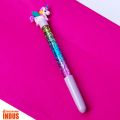 Cartoon Character Glitter Gel Pen Fairy Stick Pen Drift Sand Glitter Crystal Pen Novelty Stationery For Kids. 
