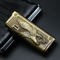 High-End Business Veneer Relief Torch Lighter Regular Inflatable Windproof Point Cigar Pipe Lighter Wholesale. 