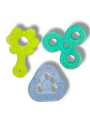 ZERI AND MERI Baby Gel Teether SILICA GEL TEETHER Silicon Teether For Babies Non Toxic. 
