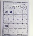 3-in-1 Writing & Colouring Notebook with Pictures for Kids - Preschool Tracing Copy - Good for Writing Practice. 