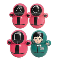Toy Mini Tumbler Toy Set for Kids, Cute Wobbling Tumbler Toy Party Favors righting Doll Fidget Toys for Boys Girls, Roly-Poly self-righting Doll Tumbler Bulk Toys for Classroom learning, Early children hood learning toys, birthday gift ,Prizes. 