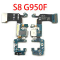 Ori USB Charging Dock Connector Flex Cable Mic Microphone Board For Samsung S8 S9 Plus G950F G955F G960F G965F G930. 