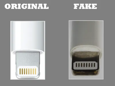 Fake Iphone Genuine Cable Fake Vs How To Check Original Iphone