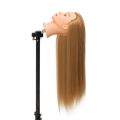 Hair Dummy Stand Tripod Training Mannequin Head Holder Iron Display Hair Stand Black. 