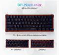 COOLERPLUS Wired Gaming Keyboard- 61 Keys Compact Mechanical Keyboard, LED Backlit, Red Switch. 