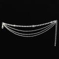 Women's 4 Layers Rhinestone Beads Sandal Beach Anklet Ankle Chain Foot Jewelry. 