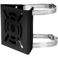 Universal Vertical Pole Mount Camera Bracket Wall Mounting Bracket for CCTV Security Camera PTZ Dome (A). 