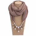 New Design Scarf Necklace for Women fashion 11colors Statement Necklace scarf for wrapped woman Muslim foulard femme jewelry. 