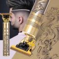 T9 Rechargeable Electric Hair Clipper Professional Hair Barbar Trimmer For men T9 Clipper Shaver Cordless Steel Body. 