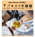 CHAILLY Imported Brand Original 100ml Sublimation Dye Anti UV Ink 4 color for Inkjet Epson Ecotank Supertank Printers ET-2720 ET-2760 ET-3760 ET-3750 ET-4700 ET-4760 L3150 L3110 L3250 L3210. 