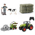 PinShang Remote Control Tractor For Kids 1:24 Scale RC Farmer Engineering Vehicle 2.4G 6CH Tractor Toy Birthday Gifts For Boys Girls. 