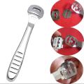 Foot Scraper Skin Callus Remover Pedicure Scraping Callus Tool For for Feet, Heel Hard Skin with 10 Blades Rasp Dead Skin Peeler Pedicure Tool for Men and Women - Premium Quality Stainless Steel. 