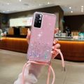 Glitter Bling Soft Phone Case Cover For Xiaomi Redmi Note 11 Pro 11T Poco M4 Pro Crossbody Sling Shoulder Strap Lanyard For Xiaomi 11 Lite 10T 9S K40. 