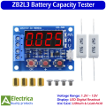 ZB2L3 HW586 Digital Battery Capacity Tester Module with LED Display, Discharge Load and Protection Function for Lithium Battery Testing by Electrica. 