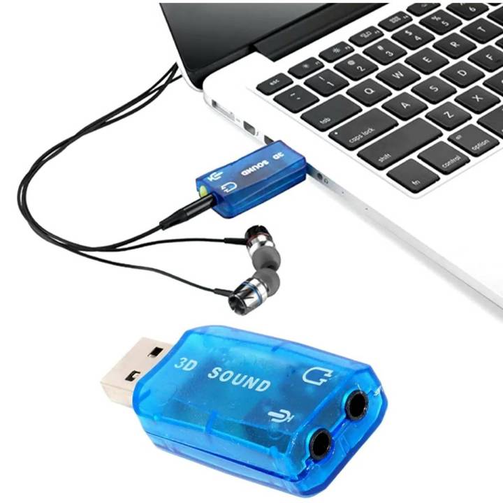 Sound Card USB Audio Interface External 3.5mm Microphone Audio Adapter Soundcard for Laptop PS4 Headset USB Sound Card