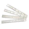 Premium Stainless Steel Scale Rulers - Durable Steel Ruler 12 Inch & 6 Inch for Precision Measuring - Perfect Steel Scale for School Use - Reliable Steel Scale Ruler for Crafts, Engineering, and DIY Projects - Ideal Steel Scale 12 Inch & 6 Inch Ruler. 