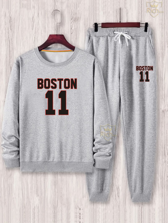 boosten 11 Printed Track Suit for Winter Round neck Sweat Shirt for men ...