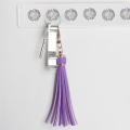 18Pcs Artificial Leather Faux Leather Bulk Keychain Tassels Leather Tassels for Handbag Keychain and Craft. 