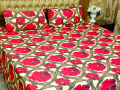 Crystal Cotton bedsheet with 2 pillow covers. 