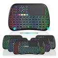 Best Quality M9 Mini Keyboard with Trackpad | 7 Color Backlight | BT + 2.4G Dongle | Compatible with Android TV Box, PC & Laptop. 