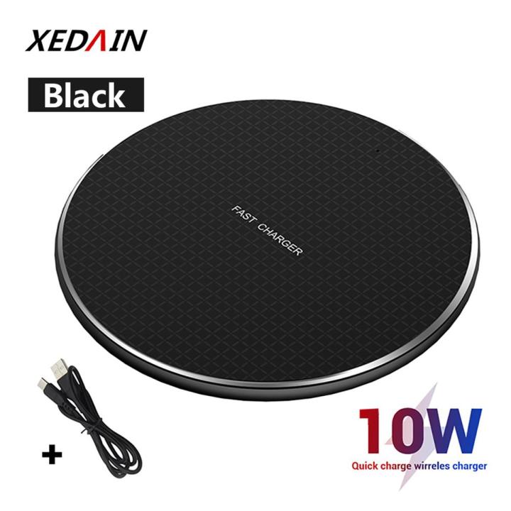 QI Wireless Charger For Samsung Galaxy S8 9 Note iPhone 12 XS XR MAX 8 Plus New Airpods Huawei Smart Mobile Phone Fast Charging