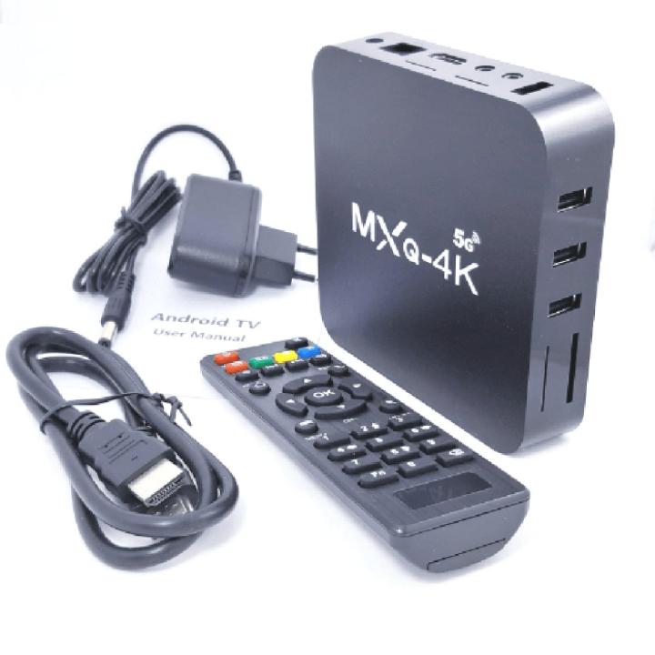 Professional TV Box MXQ / X96Q  4K (1G/8GB), Easy To Set Up Android 9 WiFi 2.4G/5G HEVC H.265 OS: Android 9.0 Ram: 1G Memory: 8GB WIFI: Built-in 2.4GHz / 5GHz