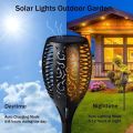 FlameGlow Solar Torch Lights Waterproof Flickering Flame Pathway Spotlight Flame Torch Light IP65 Waterproof. 